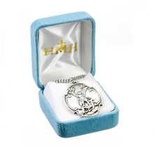 Load image into Gallery viewer, Saint Michael cross shield medal-pendant.