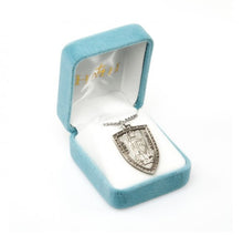 Load image into Gallery viewer, Saint Michael shield medal-pendant.