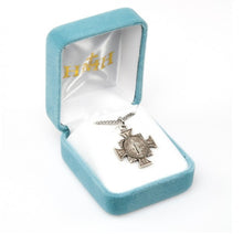 Load image into Gallery viewer, Saint Benedict double sided Maltese cross-pendant.