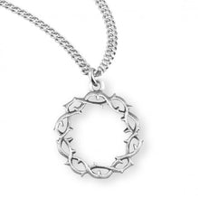 Load image into Gallery viewer, "Crown of Thorns" Sterling Silver Medal