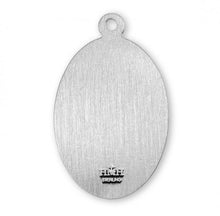 Load image into Gallery viewer, Saint Christopher Oval Sterling Silver Medal