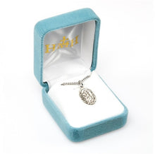 Load image into Gallery viewer, Saint Christopher oval medal-pendant.