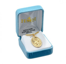 Load image into Gallery viewer, Saint Christopher oval medal-pendant.
