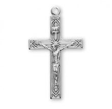 Load image into Gallery viewer, Art Deco Style Sterling Silver High Polished Crucifix