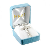 Load image into Gallery viewer, Beveled edge crucifix pendant.