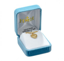 Load image into Gallery viewer, Blessed Mother Mary with rays coming out of her extended hands, crushing a serpent under her feet.