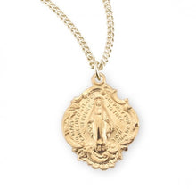 Load image into Gallery viewer, Gold Over Sterling Silver Miraculous Medal