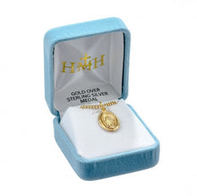 Load image into Gallery viewer, Blessed Mother Mary with rays coming out of her extended hands, crushing a serpent under her feet.