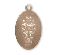 Load image into Gallery viewer, Madonna Miraculous Medal Gold Over Sterling Silver