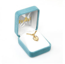 Load image into Gallery viewer, Blessed Mother Mary with rays coming out of her extended hands, crushing a serpent under her feet.