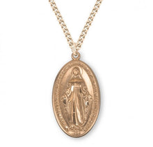 Load image into Gallery viewer, Gold Over Sterling Silver Miraculous Medal
