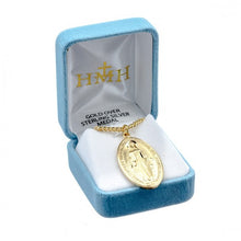 Load image into Gallery viewer, Blessed Mother Mary with rays coming out of her extended hands, crushing a serpent under her feet.