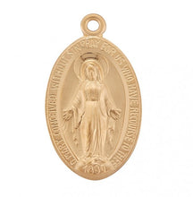 Load image into Gallery viewer, Gold Over Sterling Silver Miraculous Medal