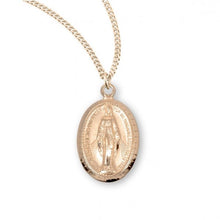 Load image into Gallery viewer, Gold Over Sterling Silver Miraculous Medal