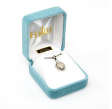 Load image into Gallery viewer, Sterling Silver Crystal Cubic Zirconia Miraculous Medal