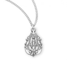 Load image into Gallery viewer, Sterling Silver Fancy Baroque Miraculous Medal