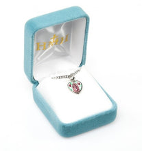 Load image into Gallery viewer, Blessed Mother Mary with rays coming out of her extended hands, crushing a serpent under her feet.