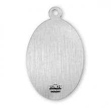 Load image into Gallery viewer, Patron Saint Anthony Oval Sterling Silver Medal