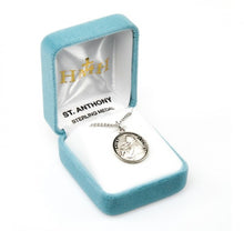 Load image into Gallery viewer, Saint Anthony round medal-pendant.