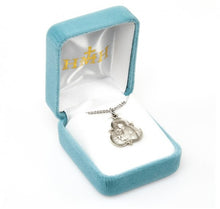 Load image into Gallery viewer, Saint Anthony trinity symbol medal-pendant.