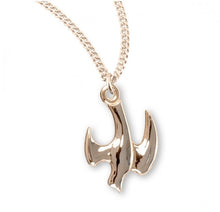 Load image into Gallery viewer, Holy Spirit High Polished Gold Over Sterling Silver Medal