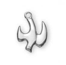 Load image into Gallery viewer, Holy Spirit High Polished Sterling Silver Medal