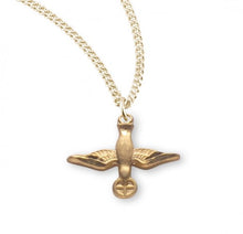 Load image into Gallery viewer, Holy Spirit Gold Over Sterling Silver Medal