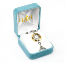 Load image into Gallery viewer, First communion Sterling silver medal pendant