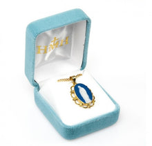 Load image into Gallery viewer, Cameo gold over sterling silver Our Lady of Guadalupe.