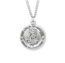 Load image into Gallery viewer, Saint Michael Sterling Silver EMT Medal
