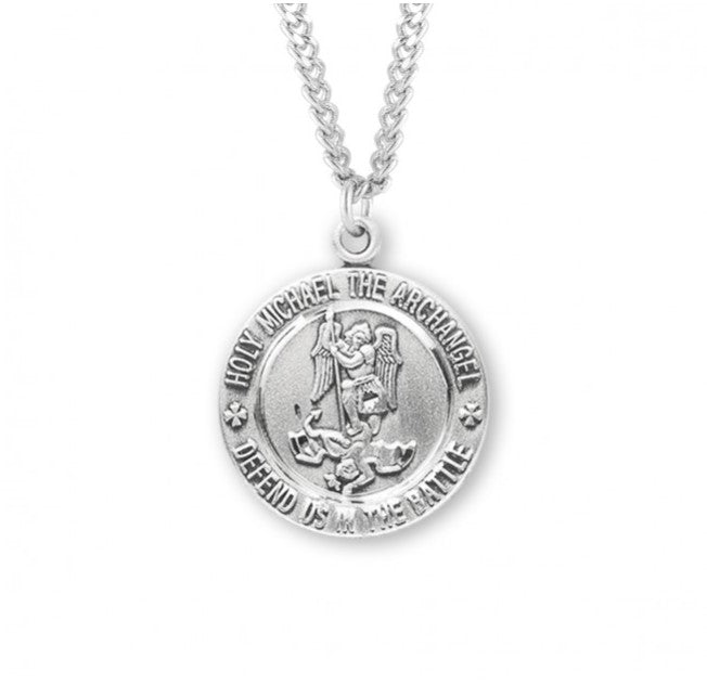 Saint Michael Sterling Silver EMT Medal