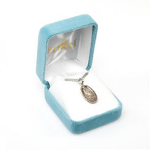 Load image into Gallery viewer, Saint Michael oval medal-pendant.
