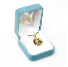 Load image into Gallery viewer, Saint Christopher round medal-pendant.
