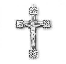 Load image into Gallery viewer, Alpha Omega Sterling Silver Crucifix
