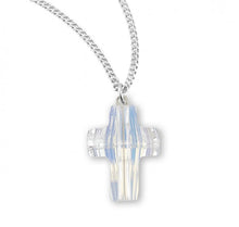 Load image into Gallery viewer, Aurora Borealis Swarovski Crystal Cross
