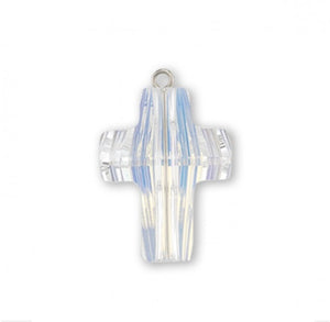 Aurora Borealis Swarovski Crystal Cross