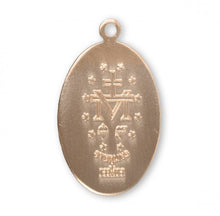 Load image into Gallery viewer, Madonna of the Miraculous Medium Size Medal Gold Over Sterling Silver
