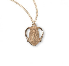 Load image into Gallery viewer, Gold Over Sterling Silver Miraculous Medal
