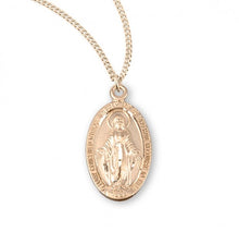 Load image into Gallery viewer, Gold Over Sterling Silver Miraculous Medal
