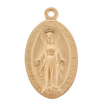 Load image into Gallery viewer, Gold Over Sterling Silver Miraculous Medal
