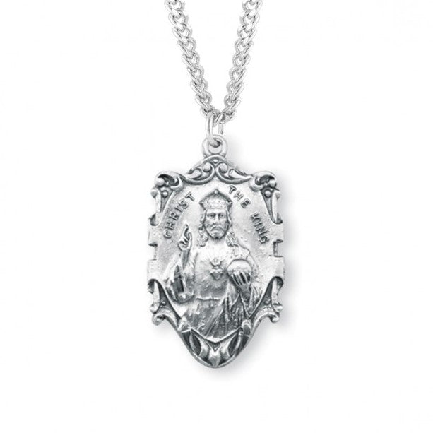 Christ the King Sterling Silver Medal