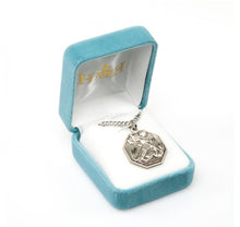 Load image into Gallery viewer, Saint Michael octagon medal-pendant.
