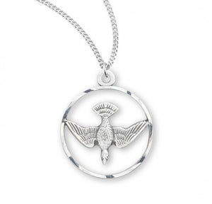 Holy Spirit Sterling Silver Medal