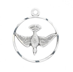 Holy Spirit Sterling Silver Medal