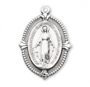 Sterling Silver Miraculous Medal 