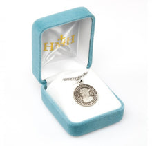 Load image into Gallery viewer, Sterling Silver Saint Benedict Round Jubilee Medal
