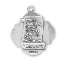 Load image into Gallery viewer, Seven Gifts Sterling SIlver Medal
