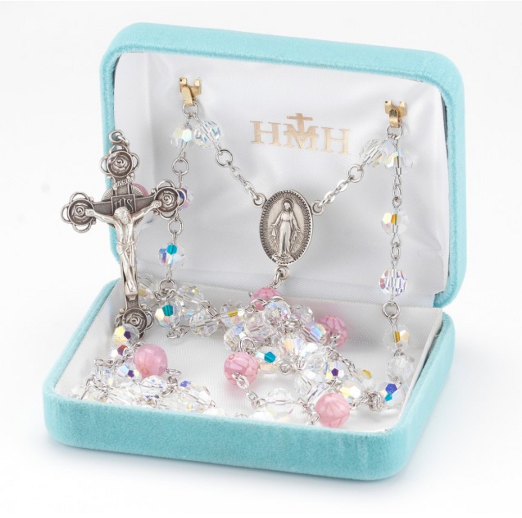 Finest Austrian Crystal and Murano Glass Rosary