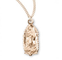 Load image into Gallery viewer, Our Lady of Guadalupe Gold Over Sterling Silver Medal
