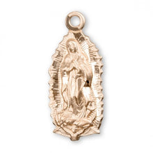 Load image into Gallery viewer, Our Lady of Guadalupe Gold Over Sterling Silver Medal
